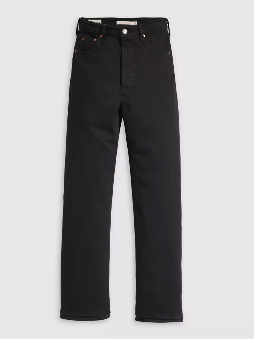 Women’s Levi’s Ribcage Straight Ankle Jean Black NWT